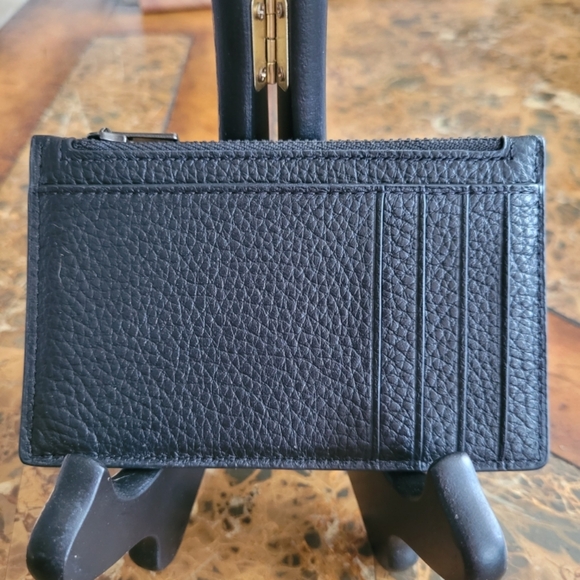 Coach Black Leather Card Holder - Picture 2 of 3